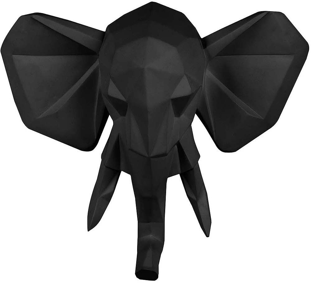 Troph E L Phant En R Sine Mat Origami Noir