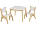 Avis client pour Ensemble table moderne + 2 chaises : 4 sur 5
