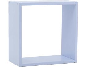Etagère cube modulable en pin 32 x 32 x 17 cm (Bleu)