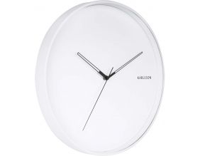 Horloge en métal Hue (Blanc)