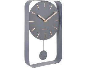 Horloge en métal Pendulum (Gris)