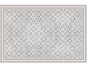 Tapis intérieur extérieur en vinyle carreaux marocains (135 x 90 cm)