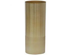 Vase cylindrique en métal doré (Petit modèle)