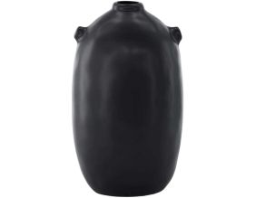 Vase en grès Madi (Noir)
