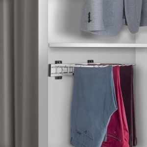 Porte-pantalons à montage latéral pour armoire Self