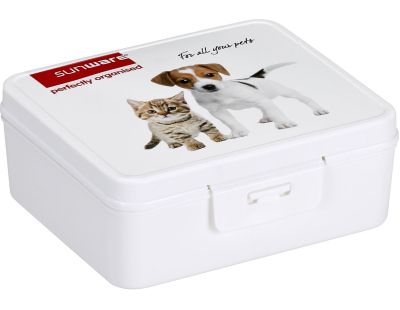 Boîte de rangement Q-line Boîte avec clip motif animaux