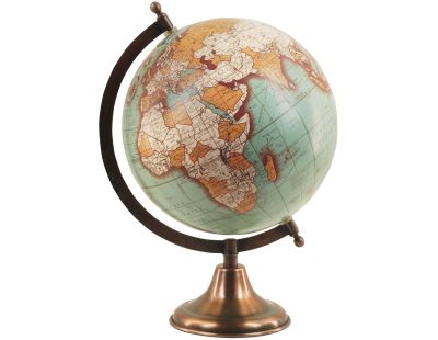 Globe terrestre vintage en métal Polo