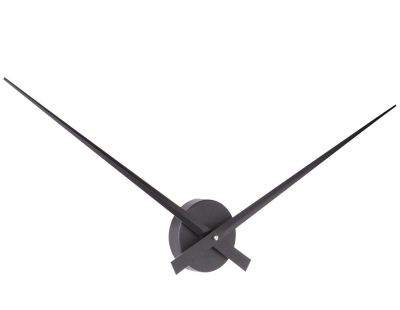 Horloge aiguilles Big Time 76cm (Noir)