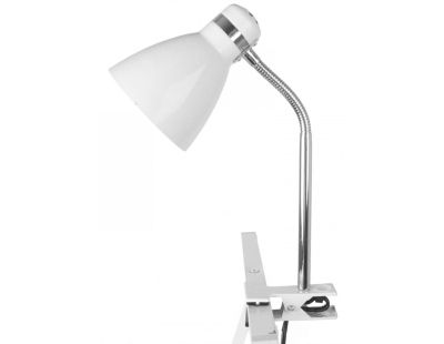 Lampe en métal à clipser Study (Blanc)