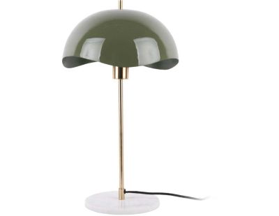 Lampe à poser en métal Waved dome (Vert jungle)