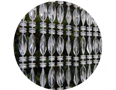 Rideau de porte  en perles transparentes Elba (90 x 210 cm)