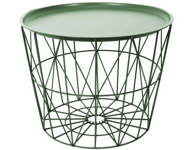 Table filaire en métal ronde 50 cm (Vert)