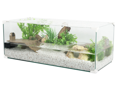 Kit Terrarium Tortue Aquatique Karapas Pro Blanc