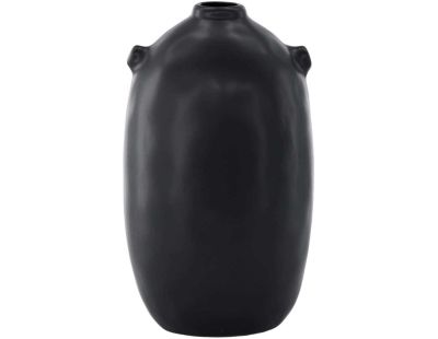 Vase en grès Madi (Noir)
