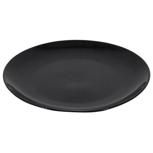 Assiettes en porcelaine noire (lot de 6) - AUB-6240