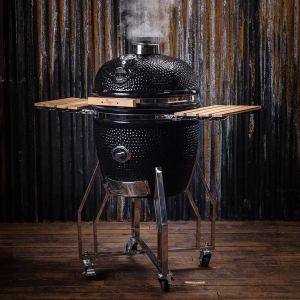 Barbecue grill Kamado en céramique haut de gamme (porte clés et gourde offerts) - 7