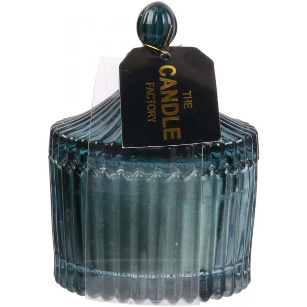 Bougie parfumée écrin en verre Bohème 6.5 x 9 cm - 3,90