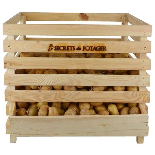 Caisse à pommes de terre en bois - 5