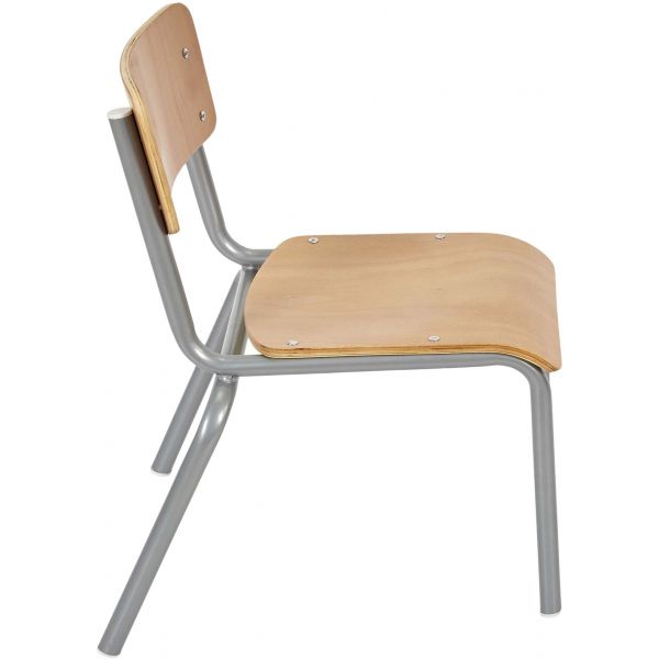 Chaise écolier pour enfant en bois et métal - 39,90