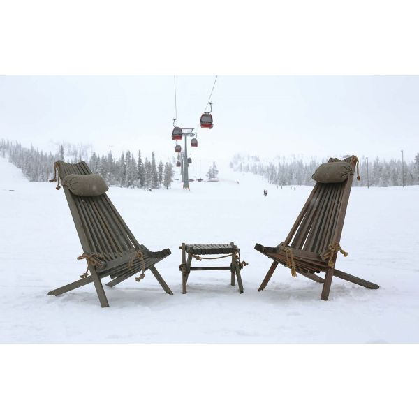 Chilienne scandinave avec repose-pieds - ECOFURN