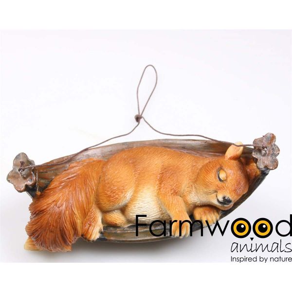 Ecureuil rigolo en résine - Farmwood animals