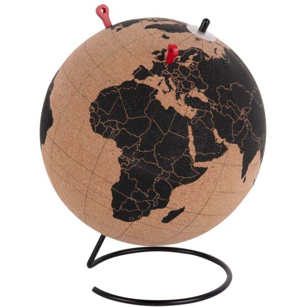 Globe terrestre en liège World