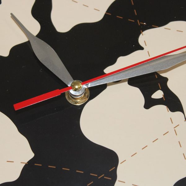 Horloge néon mappemonde 30 cm - 8