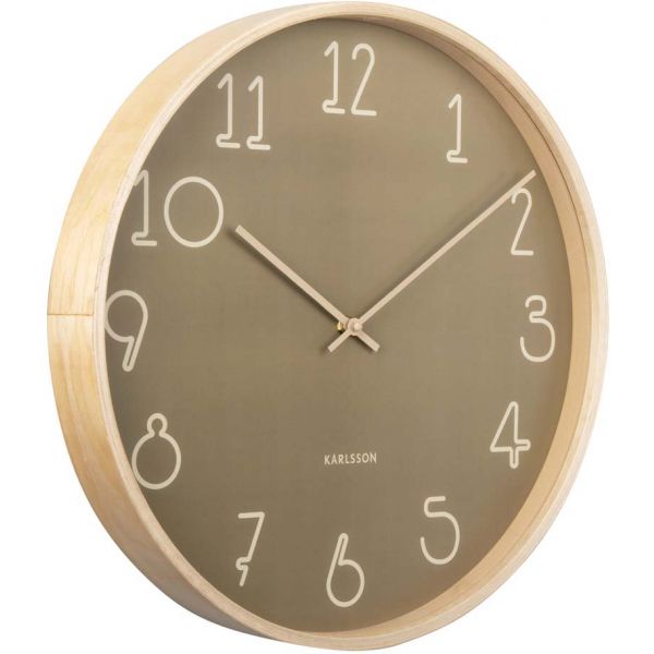 Horloge ronde en MDF Sencillo 40 cm