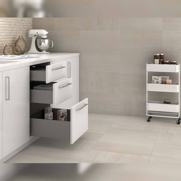 Kit tiroir anthracite meuble cuisine et salle de bain Concept - EMU-0161