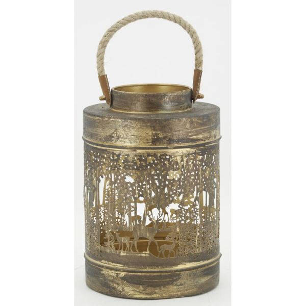 Lanterne en métal doré Cerf - AUBRY GASPARD