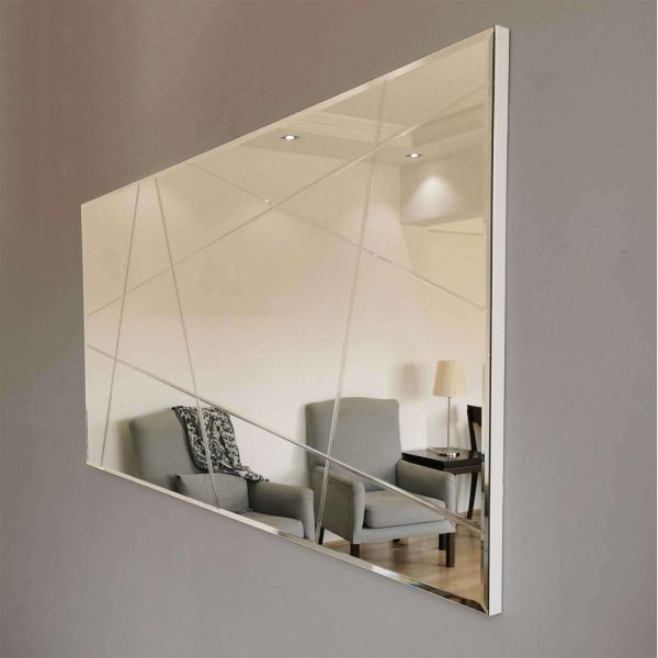 Miroir en verre 130 x 62 cm - 7