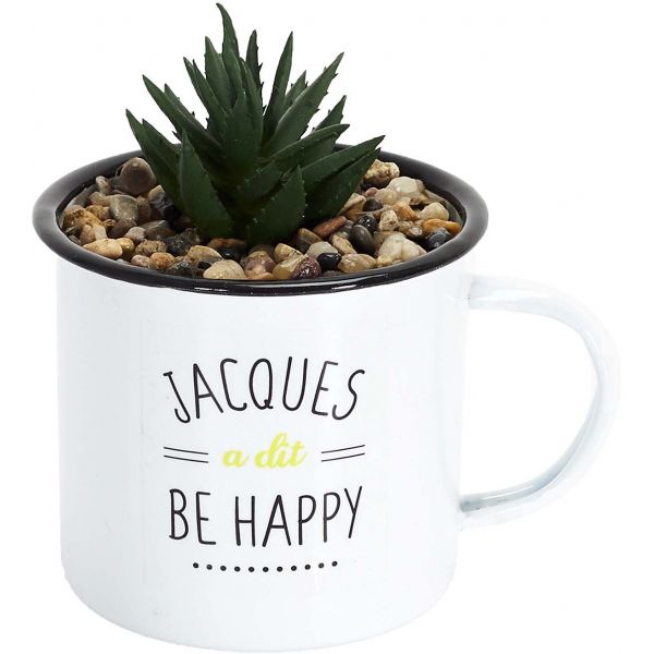 Mugs avec plantes artificielles Jacques a dit (Lot de 4) - 5