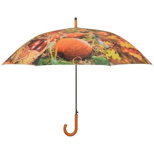 Grand parapluie bois et métal toile polyester