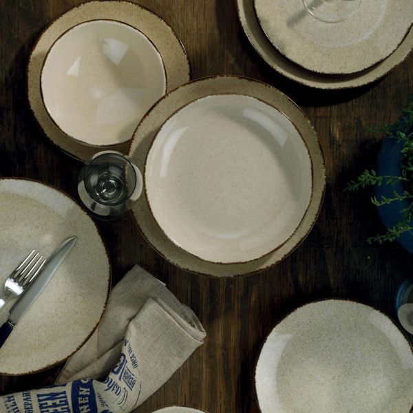 Service de table en porcelaine Spot 24 pièces - HANAH HOME