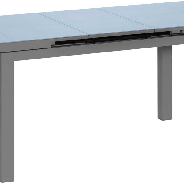 Table de jardin extensible en aluminium anthracite Ibiza - MOR-0198