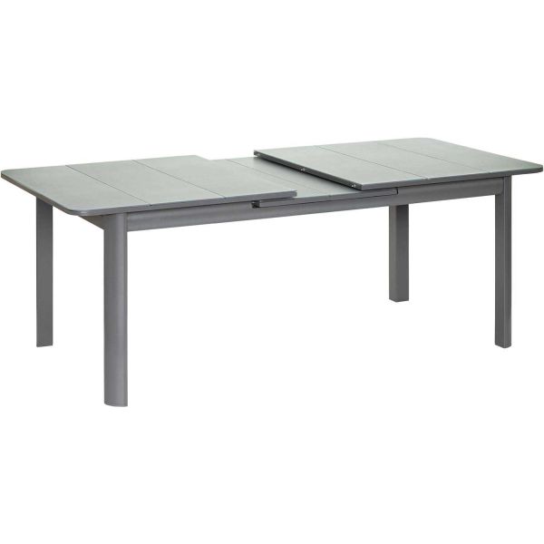 Table de jardin extensible en aluminium anthracite Milos - MOR-0205