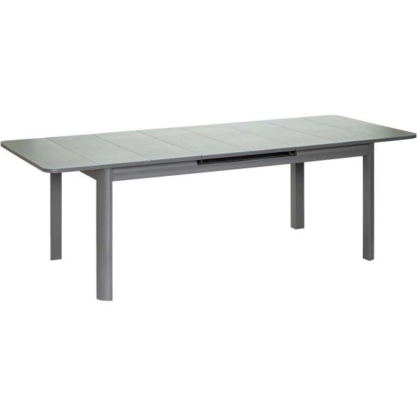 Table de jardin extensible en aluminium anthracite Milos - 879