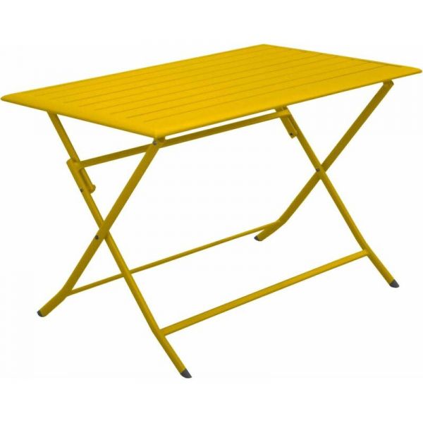 Table pliante en aluminium Lorita 110 cm
