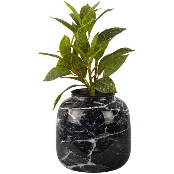 Vase effet marbre Marble sphere 17.5 x 17 cm - PRE-1158