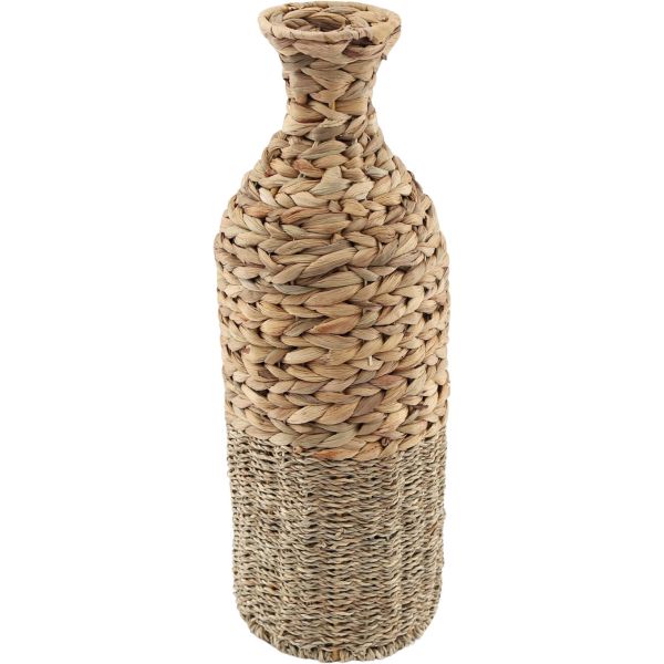 Vase en jonc naturel 45 cm