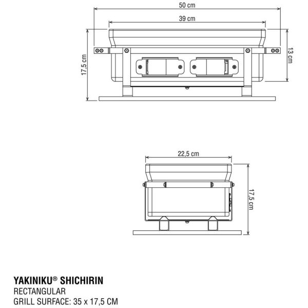 Yakitori grill Shichirin en céramique haut de gamme (porte clés et gourde offerts) - 297