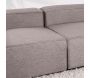 Canapé d'angle en tissu Mode Soft - 1349