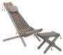 Chilienne scandinave avec repose-pieds
