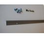 Rideau de porte en PVC Sienna gris - LAD-0142
