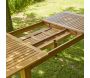 Salon de jardin avec table rectangulaire en acacia Bilbao - 769