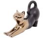 Statuette chat allongé en céramique Zoya