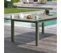 Table de jardin en aluminium avec rallonge automatique 180 à 240 cm Miami - DCB GARDEN