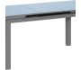 Table de jardin extensible en aluminium anthracite Ibiza - MOR-0198