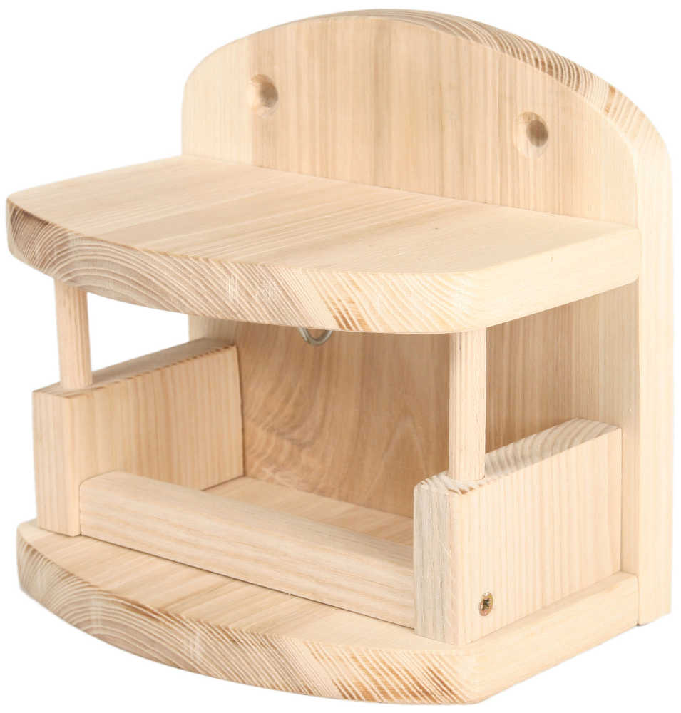Mangeoire � oiseaux horizontale en bois