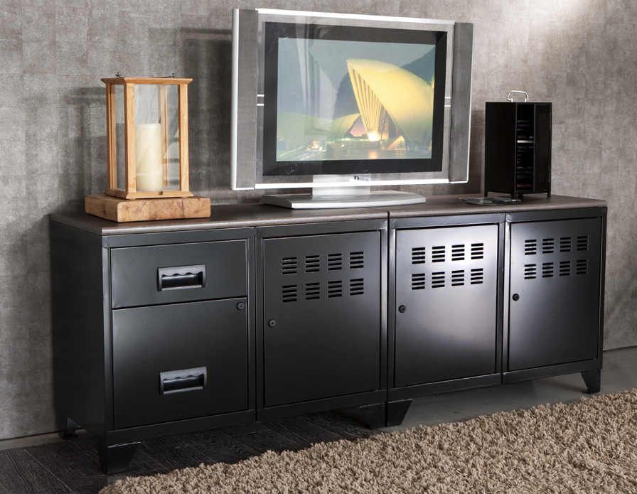 Meuble tv modulable en metal